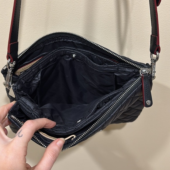 MZ Wallace Black Quilted Crossbody Bag - Picture 7 of 12